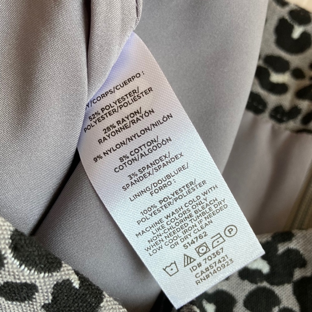 LOFT Leopard Print Straight Skirt, NWT! - Picture 8 of 8